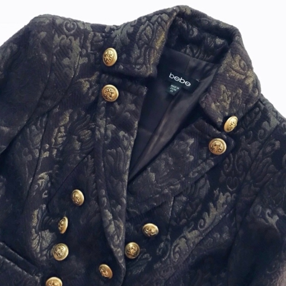 Bebe Military Coat - Picture 2 of 4